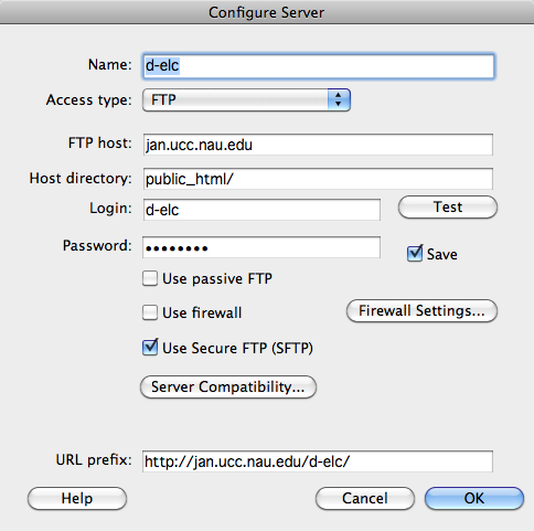 ftp setup