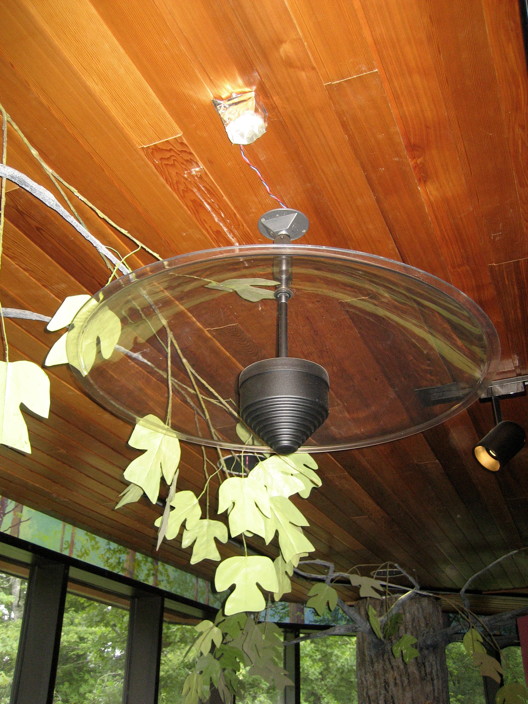 Overhead speaker cone