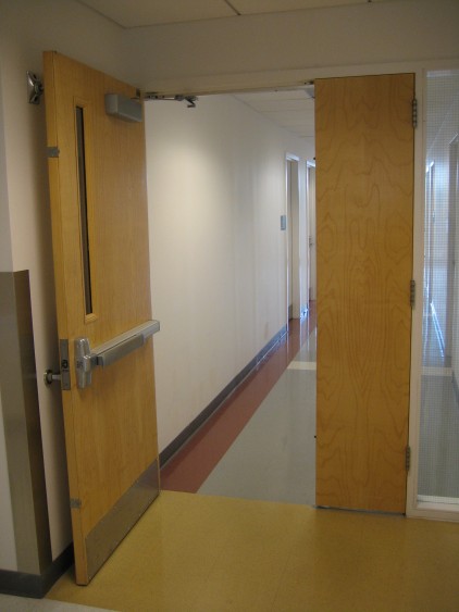 wide doorways
