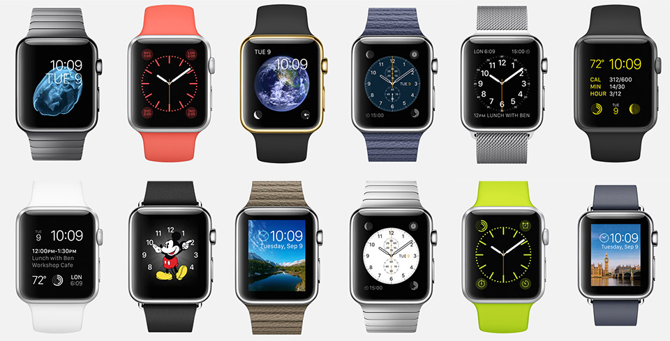 variety of watch styles