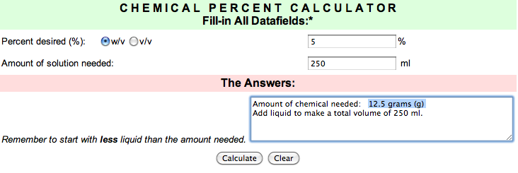 solution calculator